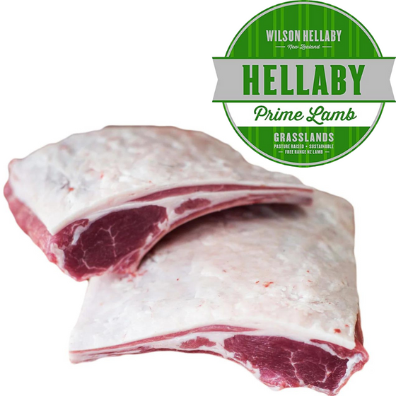 Hellaby  NZ Lamb CFO French Rack Cap On Price per Kg Average weight 1.6kg package (2 rack)