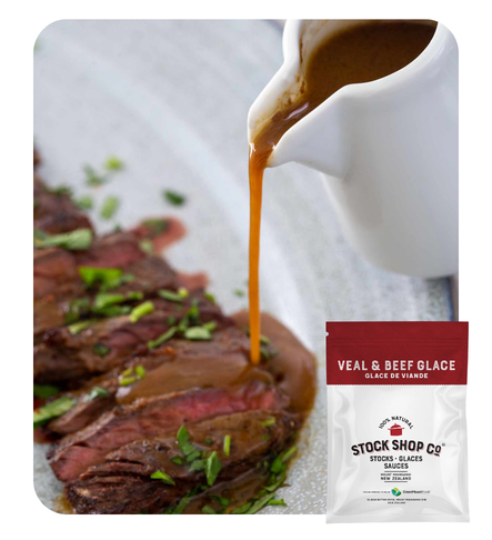 restaurant-style red wine pan sauce.