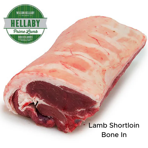 NZ  Prime Lamb Short Loin Bone In. Vacuum Packed. Price per KG