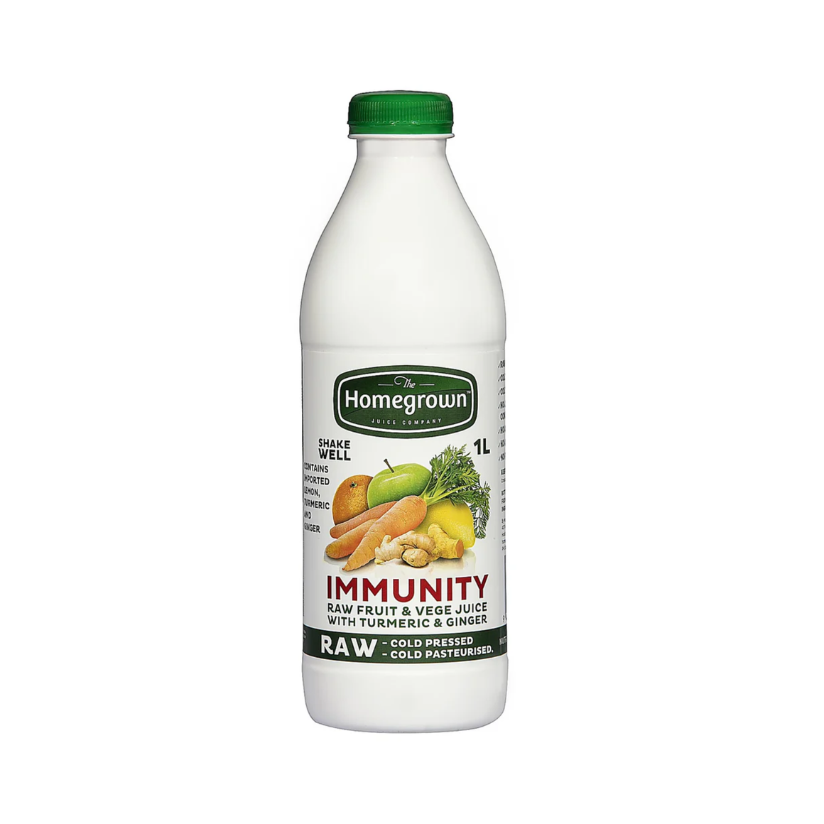 1L Homegrown IMMUNITY Fruit and Vege Juice, raw, cold pressed