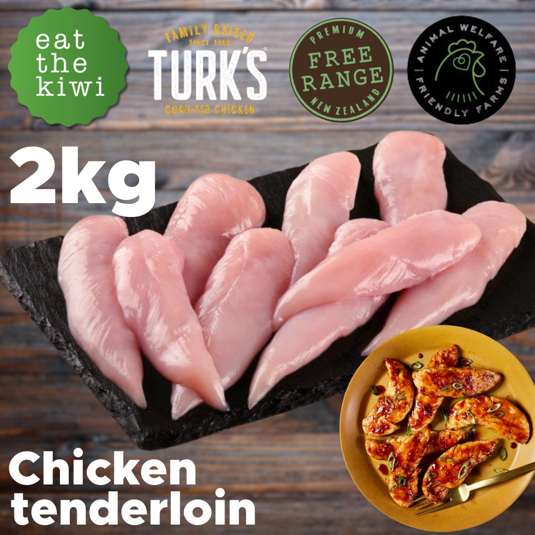 (DIS) Turks Chicken Tenderloin 2kg, free range