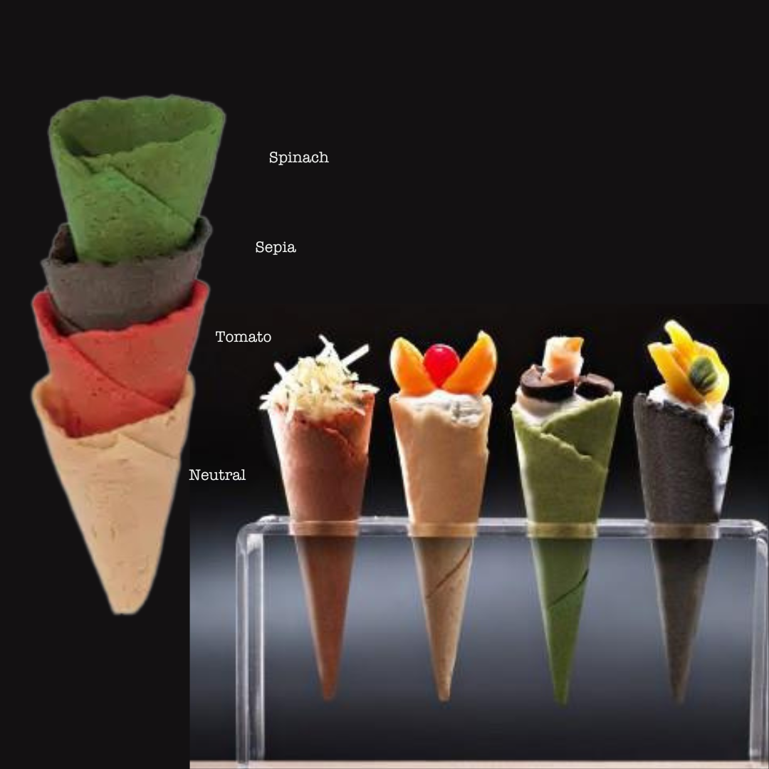 (DIS) Vegan Cones 7.5x2.5cm x 180pc / carton
(+ Painters Pallet)