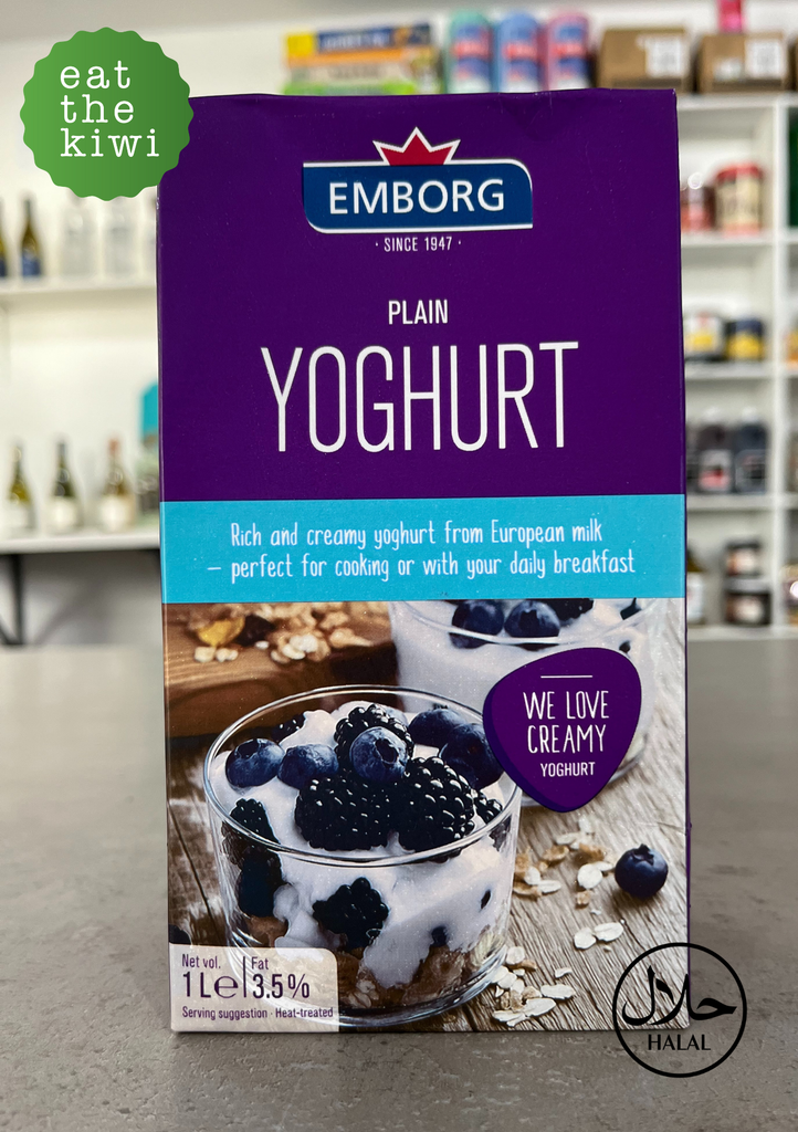EMBORG Plain Yoghurt 1L(12 per carton)