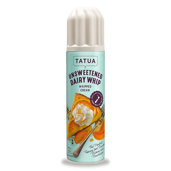 Tatua Whipped Cream Can Unsweetened 500g