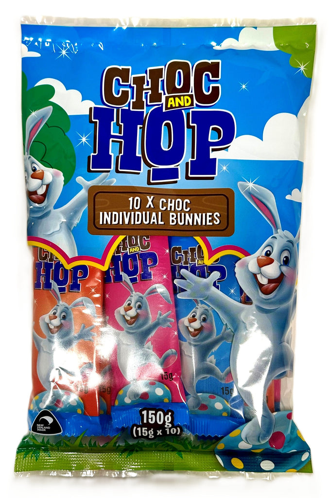 (DIS) WVC Choc N Hop Bunny share bag 150g (10x15g bunnies)
