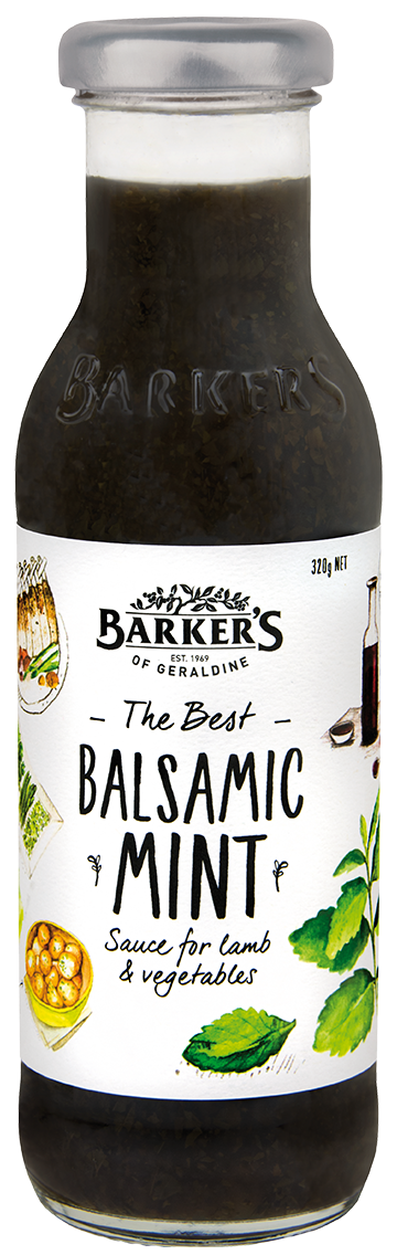 Barker's Balsamic Mint Sauce 320g (Buy 6 save 20%)
