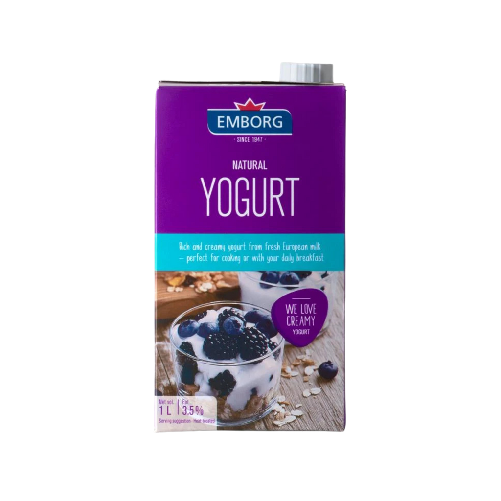 EMBORG Plain Yoghurt 1L