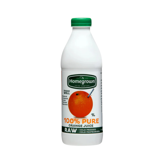 1L Homegrown NZ LEMON - HONEY & GINGER, raw,  cold pressed juice