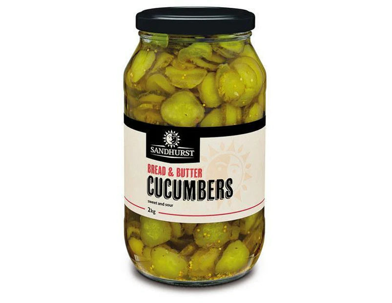 SANDHURST Bread N Butter Pickled Cucumbers 2kg