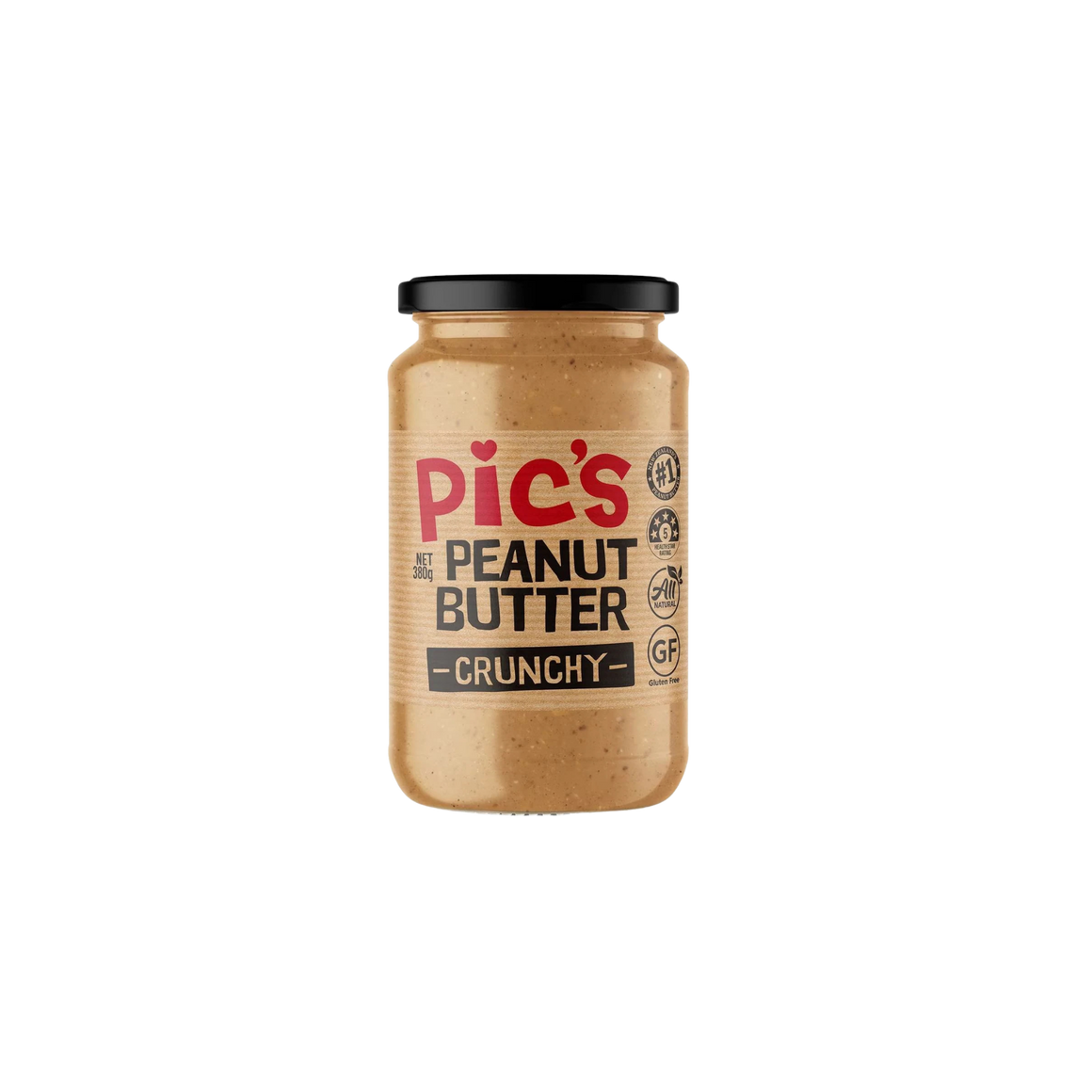 (DIS) Pic's Peanut Butter 380g Crunchy