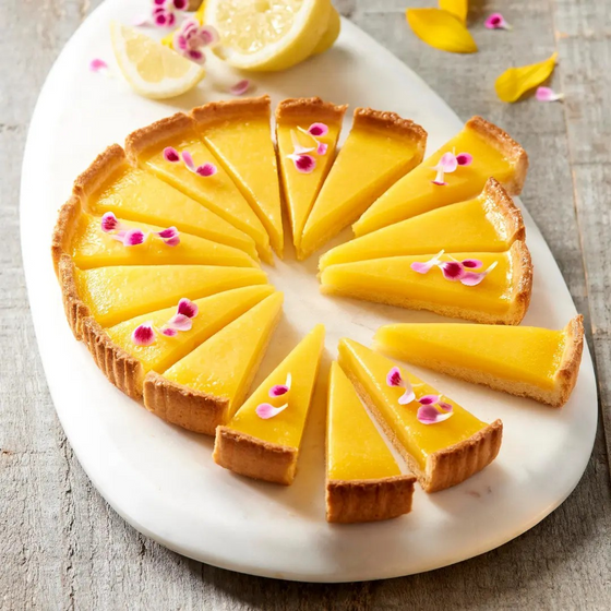 Mini Precut Lemon Tart, 16 slices