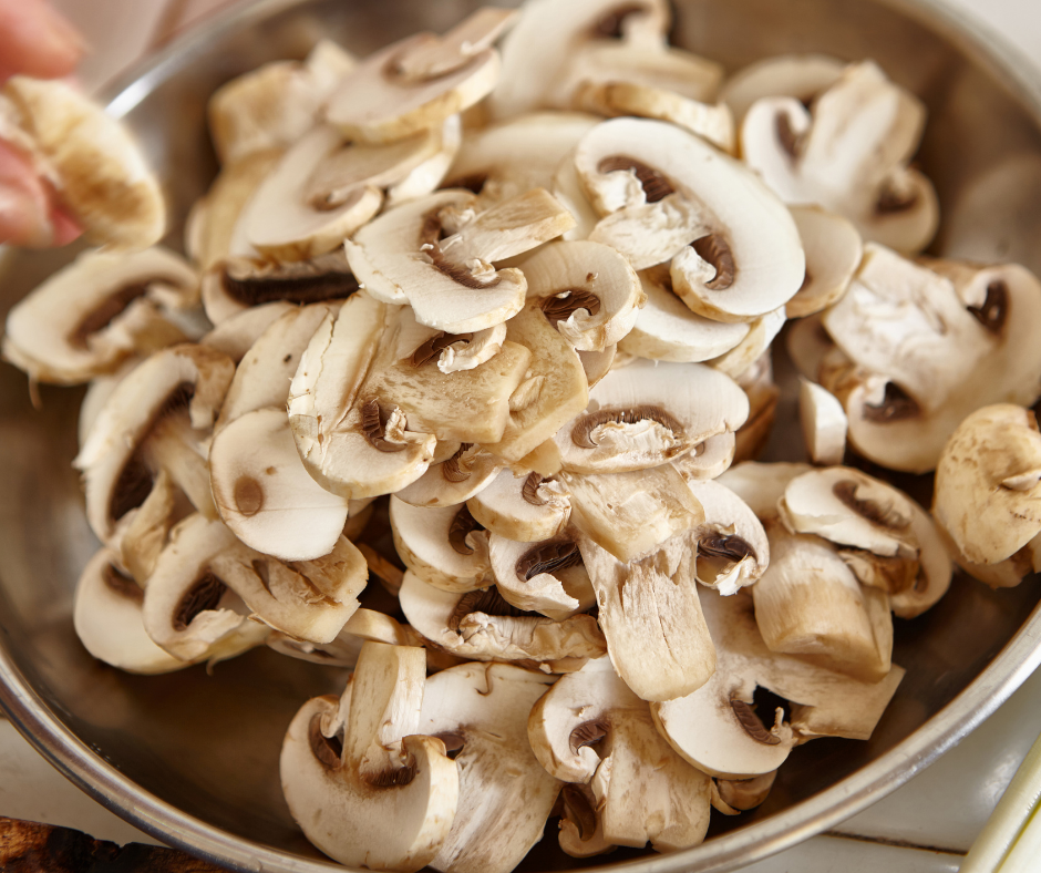 Mushrooms Sliced IQF - free flow box 10kg