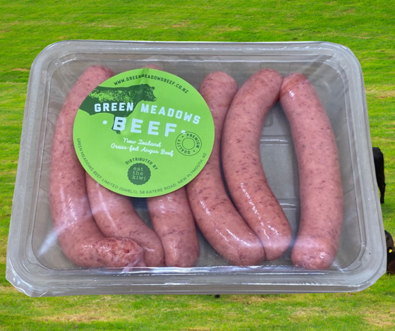 NZ Green Meadows Pure Angus Beef Sausage
