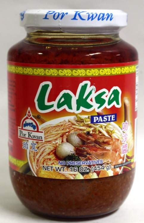 Laksa Curry Paste, Por Kwan 454g, (12x454g)