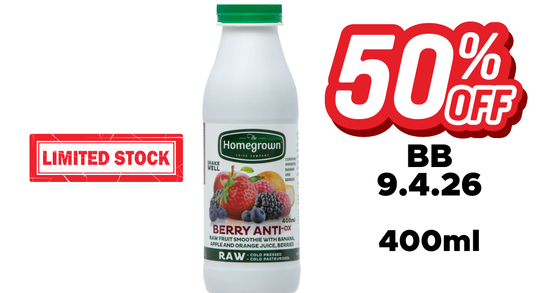 PROMO 400ml Homegrown PURE BERRY