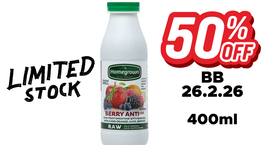 PROMO 400ml Homegrown PURE BERRY