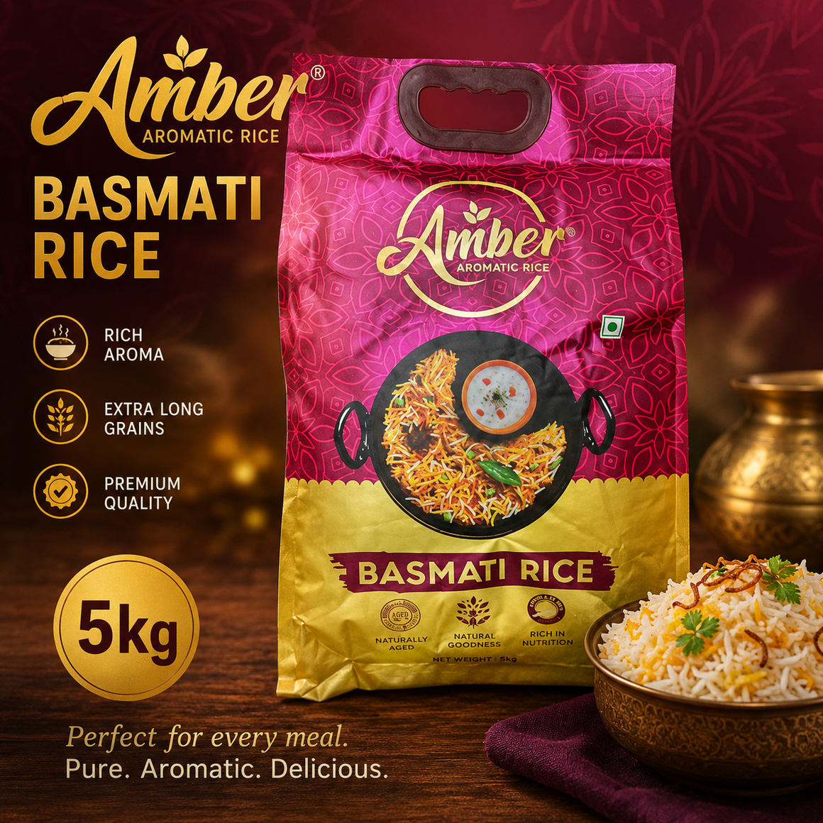 Amber Basmati Rice 5kg
