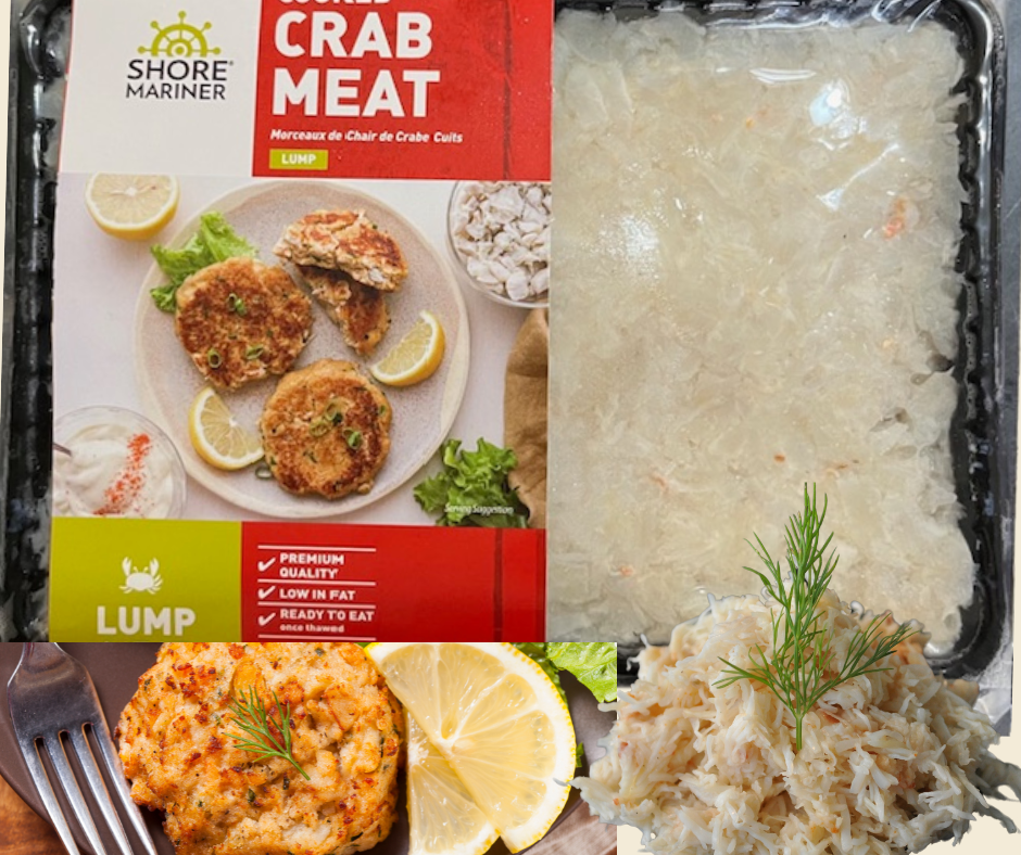 Cooked Crab Meat (Real) 450g