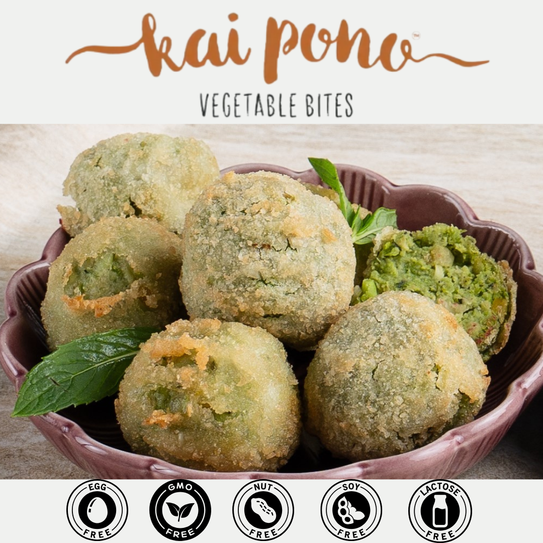 Kai Pono Smashed Pea & Mint 1kg (Vegan & Non Dairy), approx 43 balls