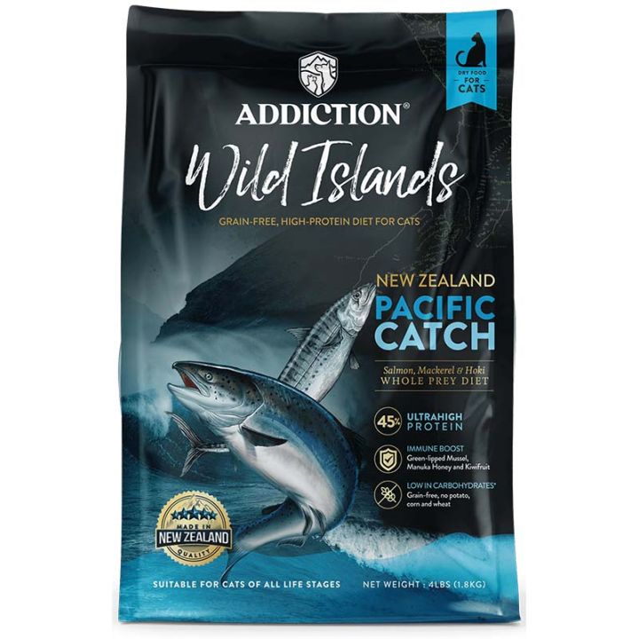 Addiction Wild Islands New Zealand Pacific Catch, Dry Cat Food 1.8kg