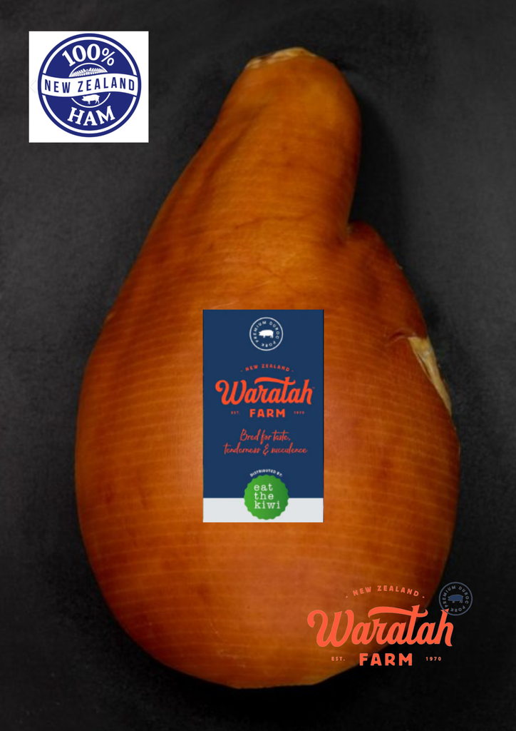 Duroc Champagne Whole Ham, semi boneless - average weight 9.9-21kg, price per kg