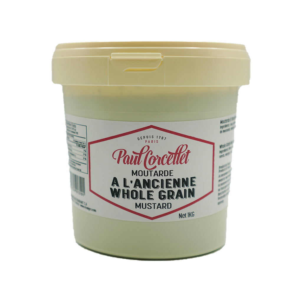 Mustard French Wholegrain, Moutard Paul Corcellet 1kg