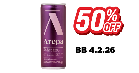 (DIS) Arepa Calm + Clarity, Sparkling Black Currant, Cans, 250ml