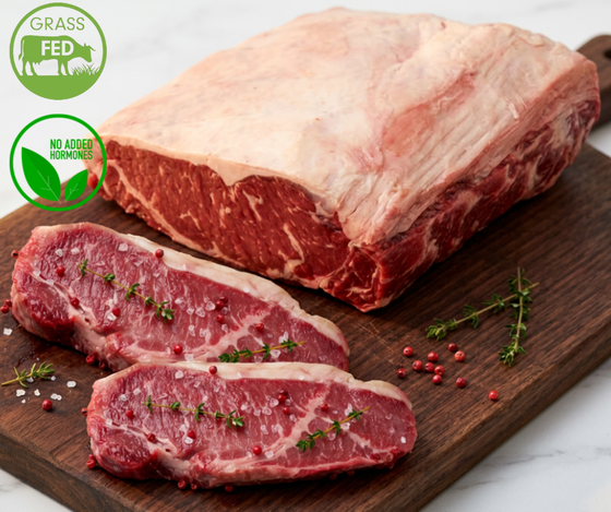 Boneless YP Beef Striploin 5kg+, price per kg