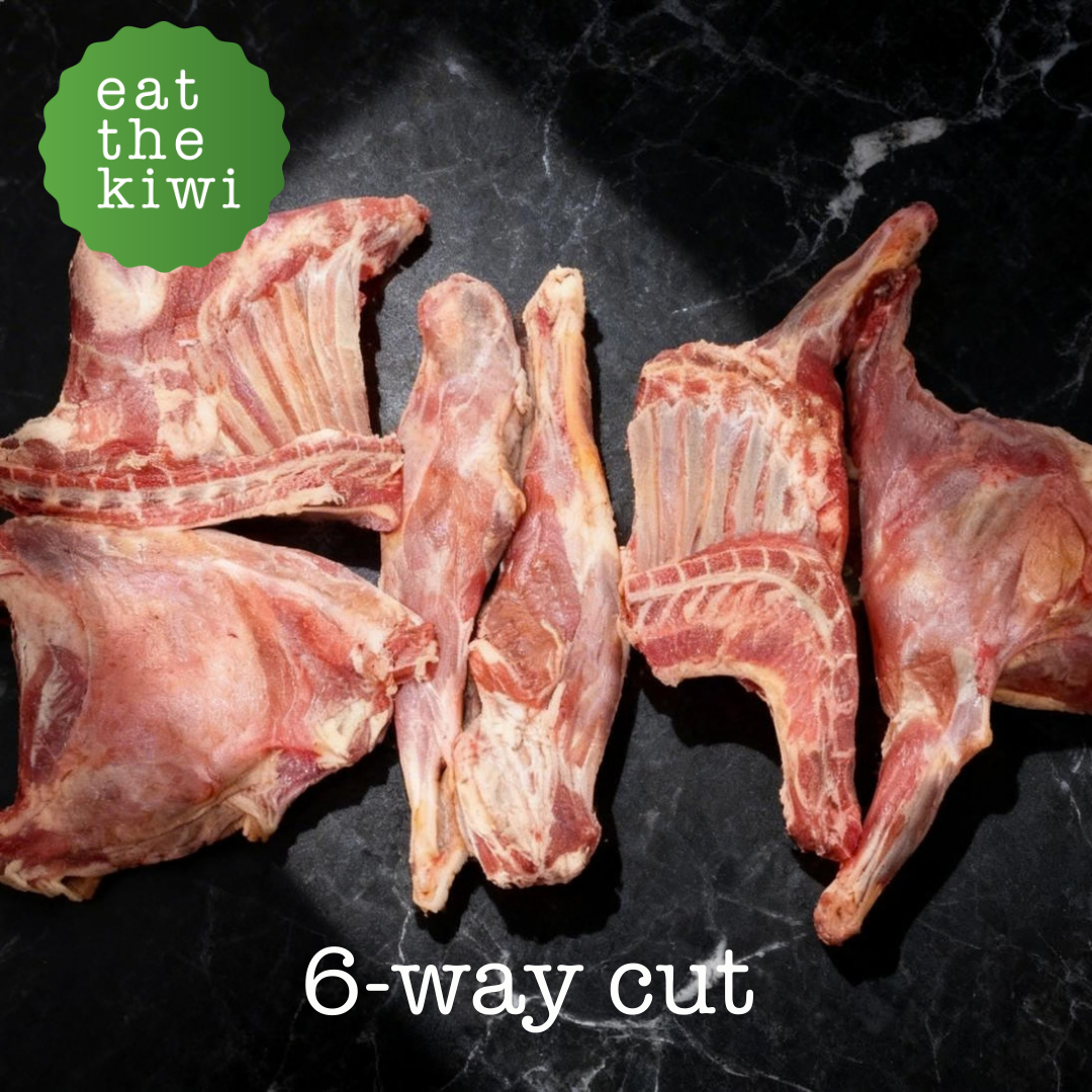 Frozen, Mildura Goat Meat Bone In, 6-way cut, under 12kg (average 19-20kg carton)