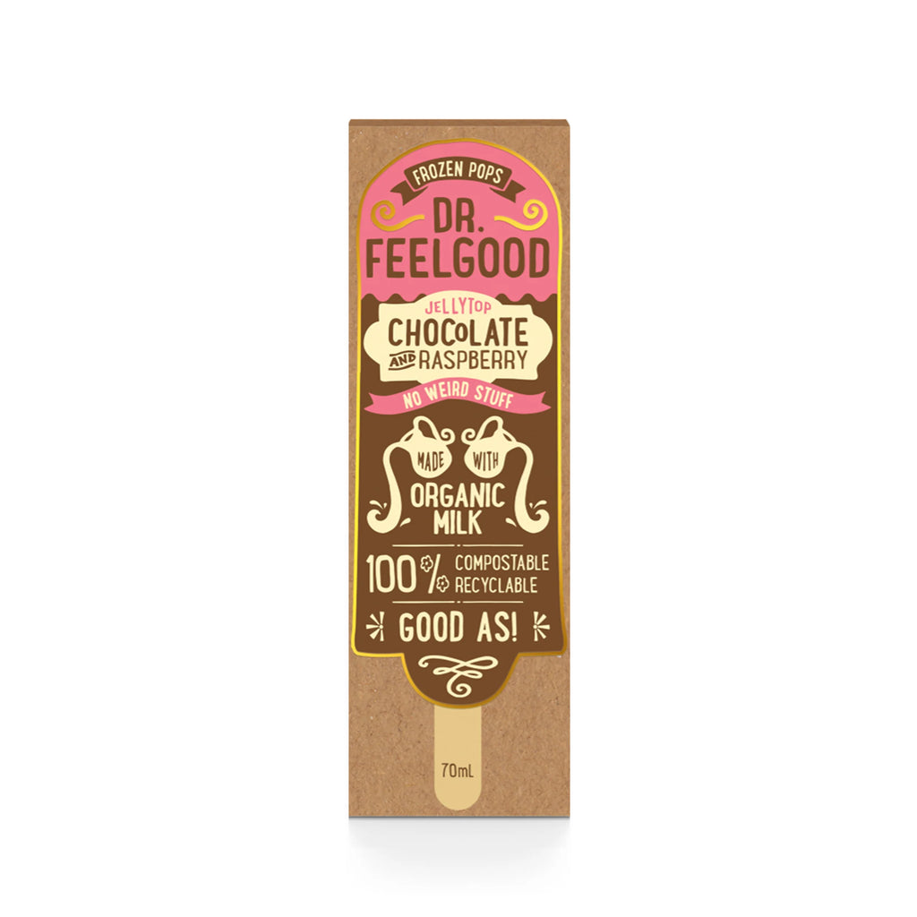 (DIS) Feelgood Pops Raspberry & Chocolate 25 pack x 75ml