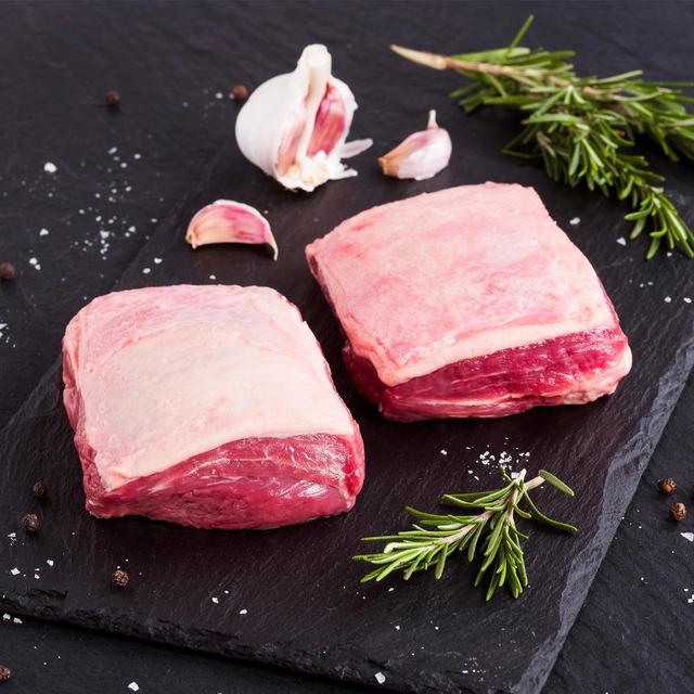 Hellaby Lamb Boneless Rump. Cap On, VP, average 600 grams, price per KG