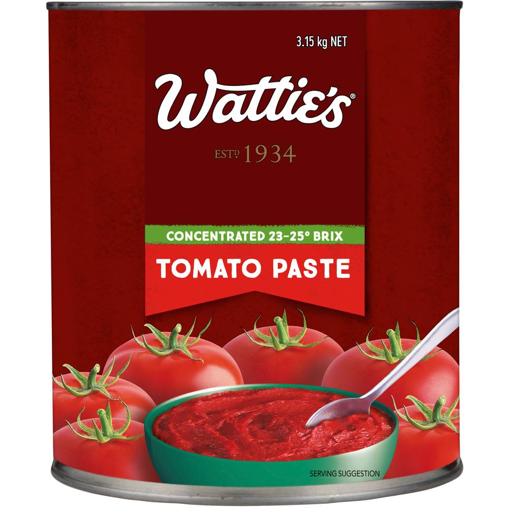 Wattie's Concentrated Tomato Paste 23/25 brix 3.1kg