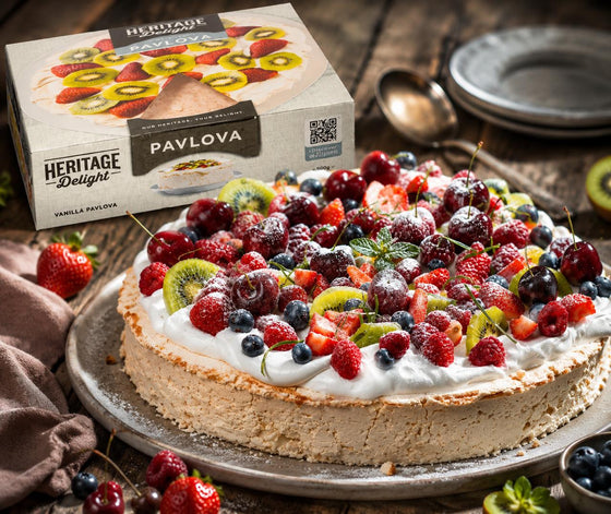 (DIS) Frozen, 500g Heritage Delight Original Vanilla Pavlovas