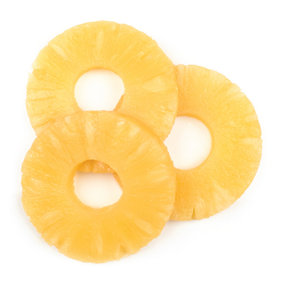 Pineapple slices in syrup A10 (6 per carton)
