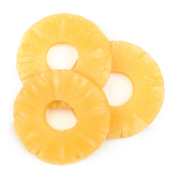 Pineapple slices in syrup A10 (6 per carton)