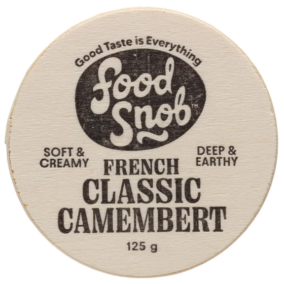 Food Snob French Camembert Cheese 125g