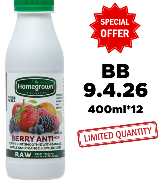 PROMO 400ml Homegrown PURE BERRY, 400ml