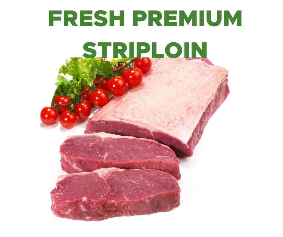 Chilled, Grass-fed, young prime Beef Striploin