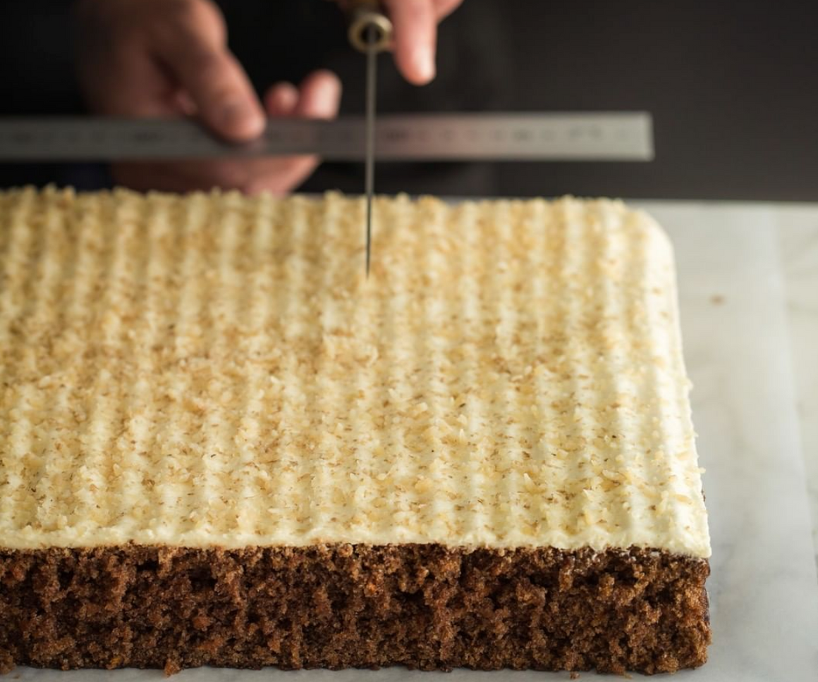 (1) Goofy - Carrot Iced Slab Cake 3.6kg