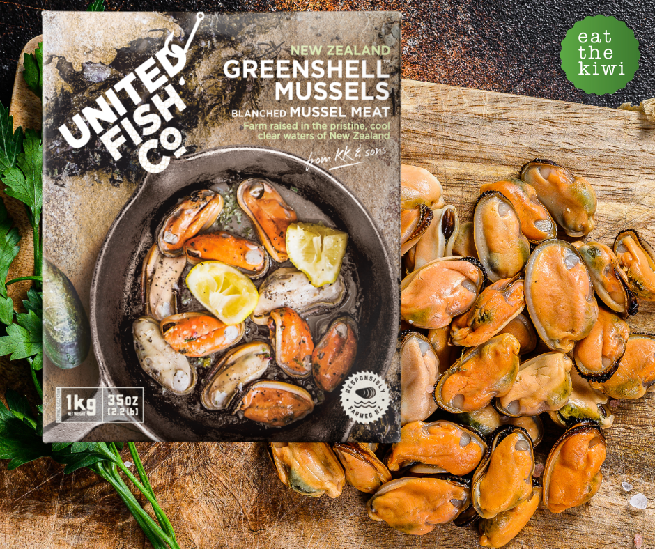 United Fish Co Mussel Meat Small 80-100 pieces- 1kg