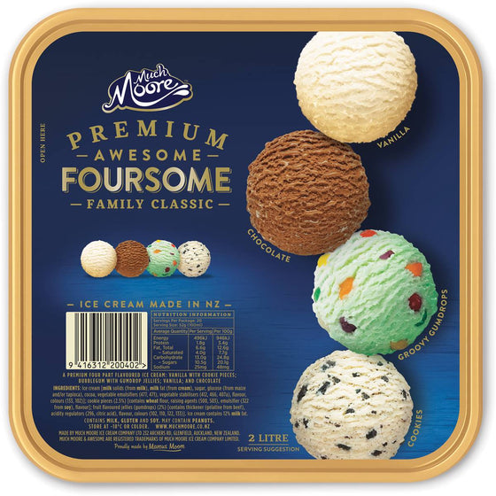 (DIS) Ice Cream, Much Moore Awesome 4some Family Fun 2L