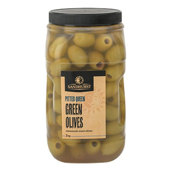 SANDHURST Pitted Queen Green Olives 2kg