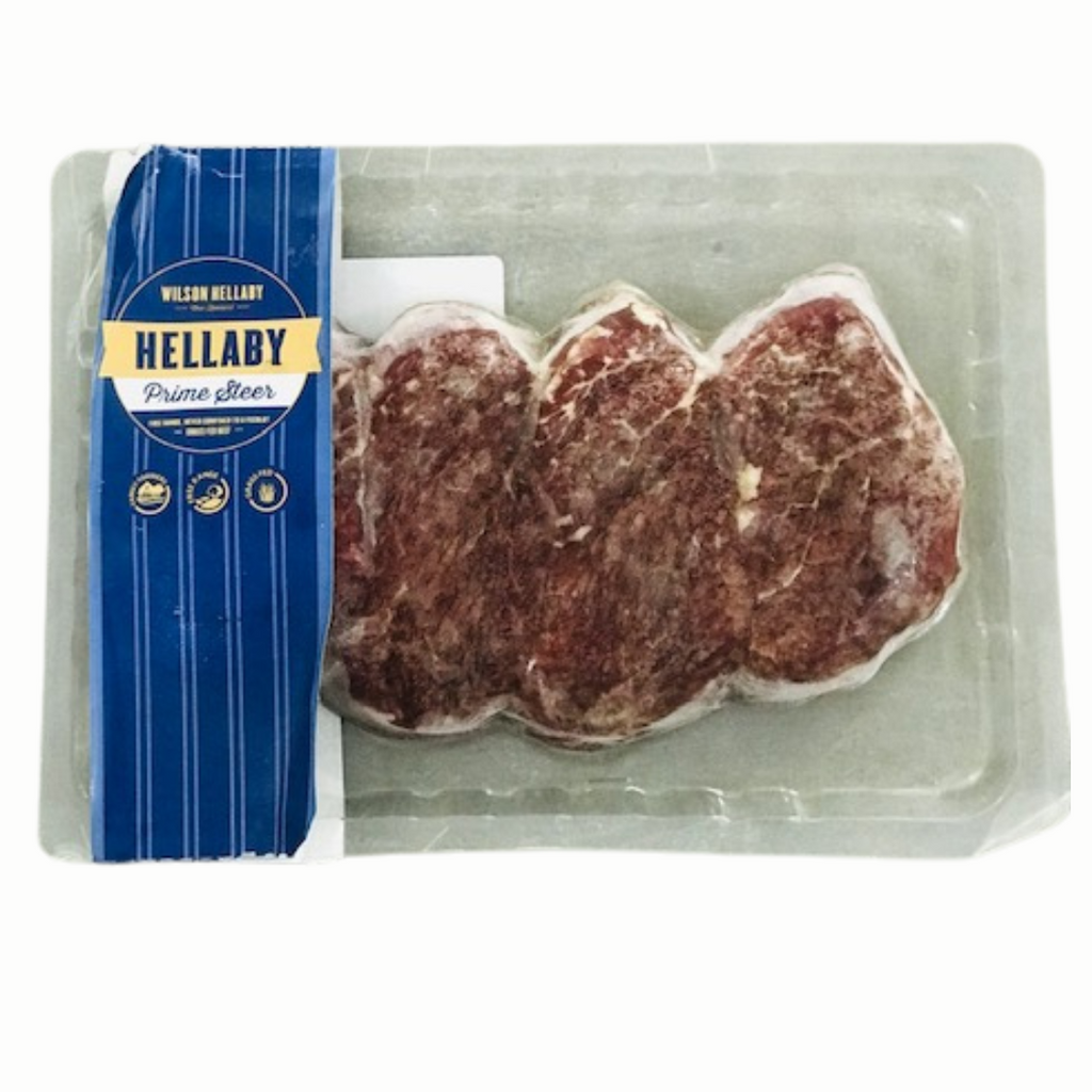 (DIS) Hellaby BEEF EYE FILLET STEAK 
410gm-540gm $57-$75 PER PACK 
 Price below per/KG