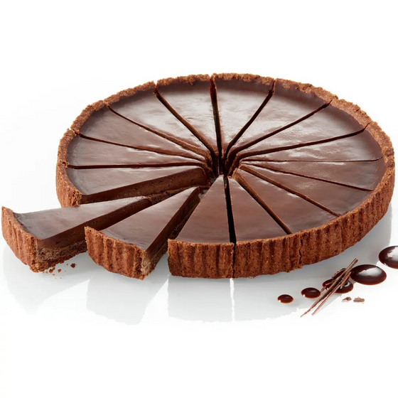 Mini Precut Chocolate Tart, 16 slices