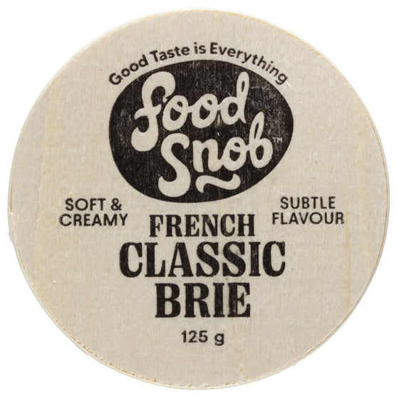 Food Snob French Brie Cheese 125g
