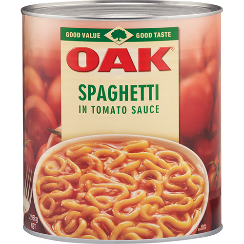 Oak Spaghetti In Tomato Sauce 2.95kg