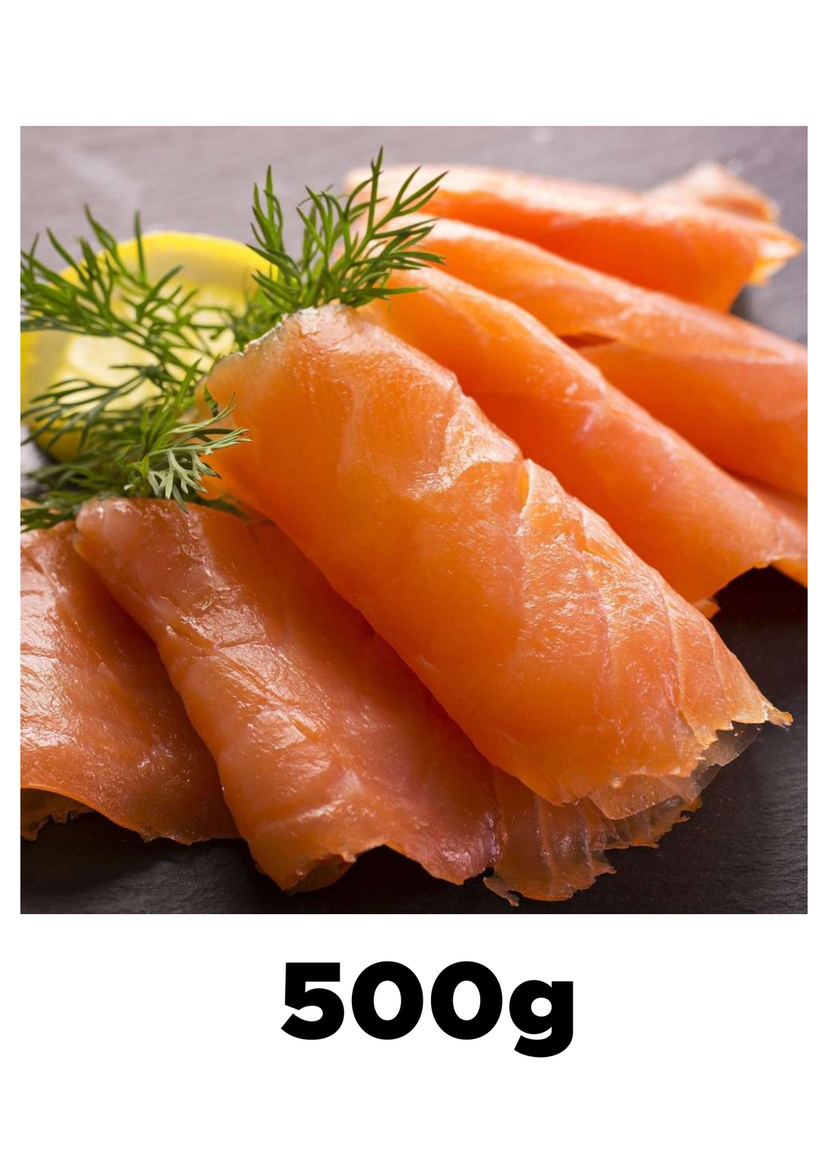 Cold smoked Salmon sliced 500g