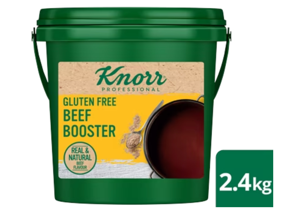 Knorr Beef stock booster 2.4kg bucket Gluten Free