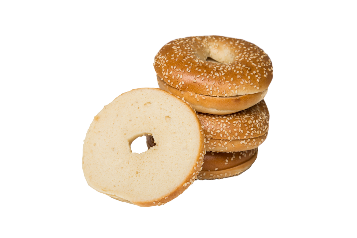 French Bakery Bagel Sesame 6x90g