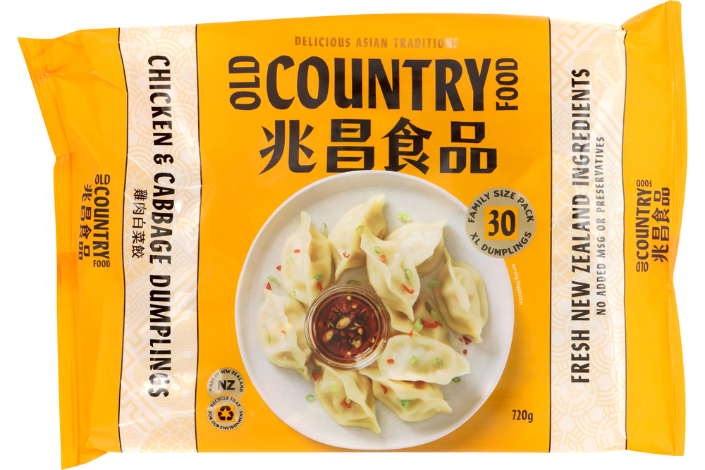 Dumplings - NZ Chicken & Cabbage 24gm x 30pc